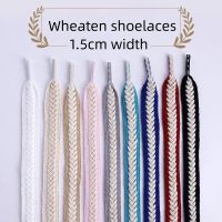 【CW】 Fashion Width 1.5cm Braid Flat Shoelaces Ear Weave Laces Sneakers Canvas Shoes Shoestrings Rope