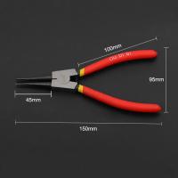 Circlip Plier Inner bendOuter bendInner StraightOuter Straight Carbon Steel Tip Circlip Snap Ring Plier Repair Bike Hand Tool