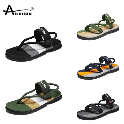 Gladiator Mens Sandals Summer Beach Outdoor Slippers Roman Casual Shoes Men Non-slip Flip Flops Slip-On Slides Pant