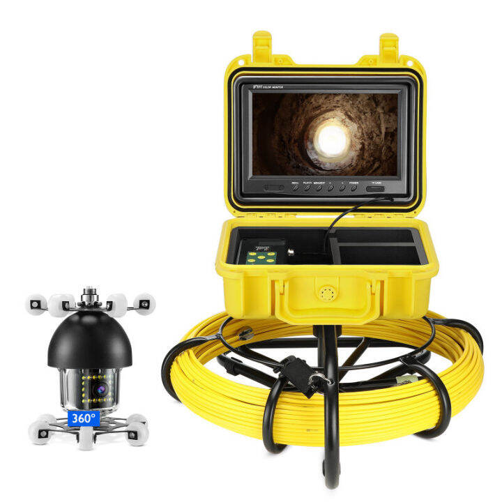 Sewer Camera 50M Comstex Pipe Inspection Camera, Sewer Inspection Camera Upgraded 360° Camera w