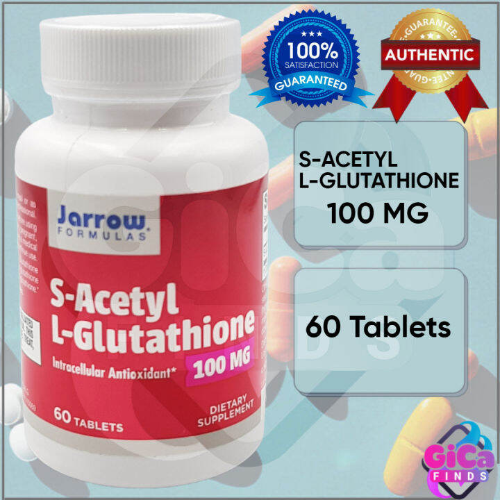 S Acetyl L Glutathione 100 mg, 60 Tablets Jarrow Formulas SAcetyl L