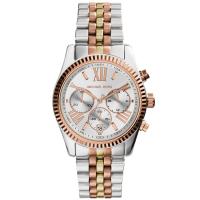 นาฬิกาผู้หญิง MICHAEL KORS Lexington Chronograph Tri-Tone Ladies Watch MK5735