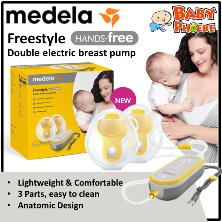 Medela Freestyle Handsfree Double Electric Wearable Breast Pump Lazada