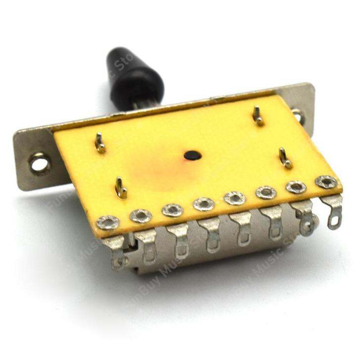 15pcs-3-5-way-8key-pickup-selector-toggle-switch-with-black-tip-cap-for-fd-tl-style-electric-guitar-guitar-part