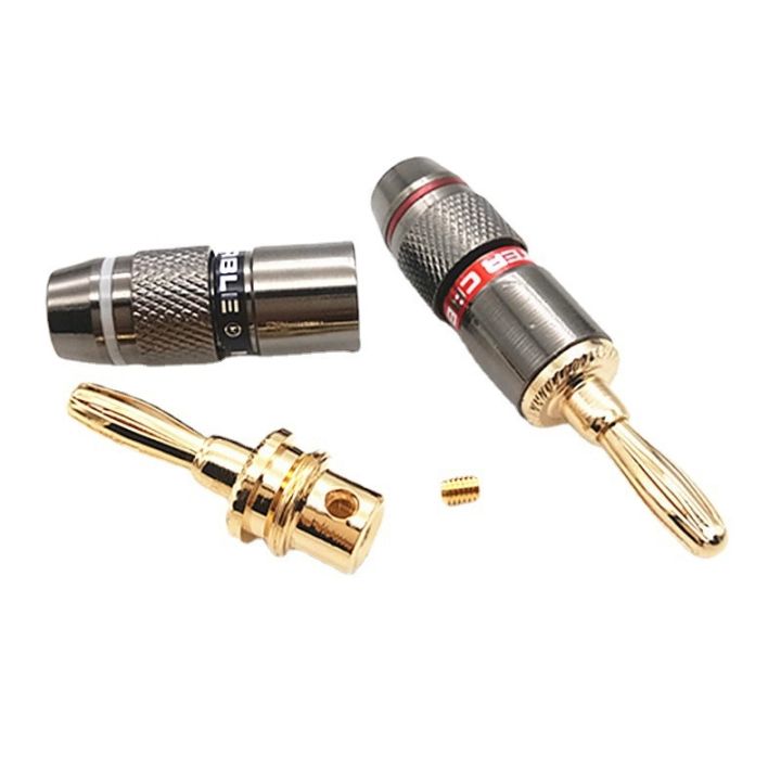 8pcs-4mm-banana-plug-24k-gold-plated-pure-monster-copper-speaker-adapter-screw-plugs-audio-connectors