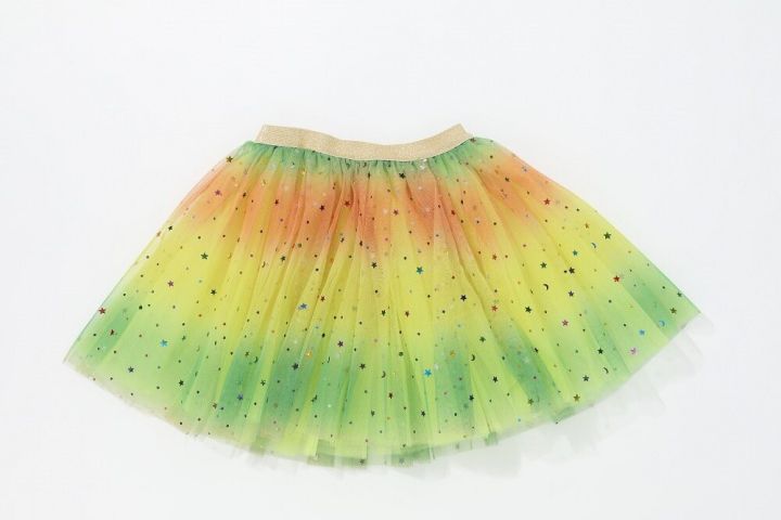 เจ้าหญิงกระโปรงเสื้อผ้าเด็กแสดงกระโปรง-net-tulle-tutu-มาใหม่-เด็ก-tulle-pentagram-rainbow-กระโปรง