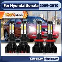 ไฟหน้า LED Canbus H11 H7 40000LM ชุดแผงวงจรไฟรถยนต์240W 6000K ไฟหน้า LED เทอร์โบสำหรับ Hyundai Sonata 2009 2010