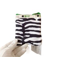 LeSportsac three-layer zipper loose coin purse bag limited zebra