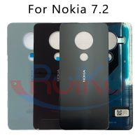 New Glass Rear Housing Battery Cover For Nokia 6.2 / For Nokia 7.2 TA-1200 1198 1201 1187 1193 1196 1181 Rear Back Door Housing