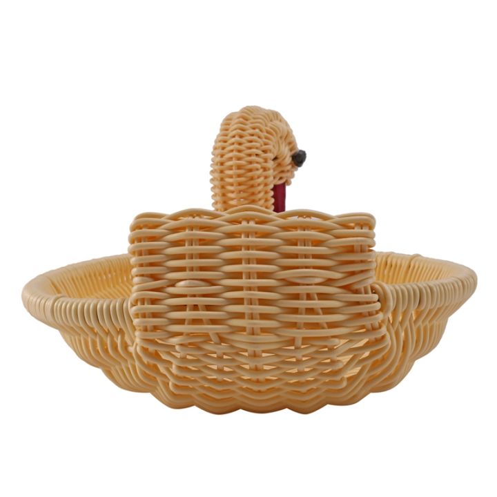 2x-eco-friendly-woven-basket-storage-basket-imitation-rattan-woven-basket-animal-shape-storage-basket-display-basket