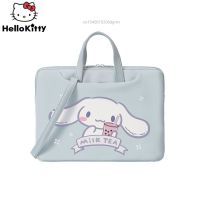 Sanrio Cinnamoroll กระเป๋าเอกสารเคสโน็ตบุคกระเป๋าถือสะพายไหล่เคสกระเป๋าใส่แล็ปท็อปขนาด13 14 15 15.6 16นิ้วสำหรับ Asus