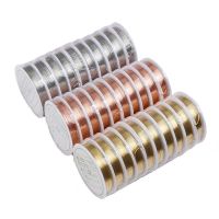 1 Roll Thin Copper Wire for Jewelry Making Bracelet Necklace Bead Rope Processing DIY Craft Handicraft Cord String Beading Wire