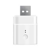 ”【；【-= Micro5v USB  Adapter Wifi Adaptor Wireless Switches Portable Remote Control  Ewelinkapp Support Voice Control QXNF