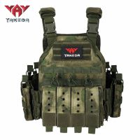 YAKEDA 1000D Nylon Plate Carrier Tactical Vest Outdoor Hunting Protective Adjustable Molle Vest for Airsoft Combat Accessories