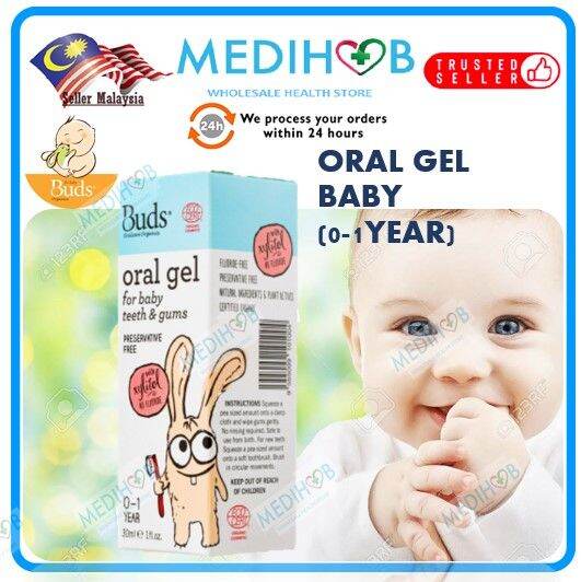 Buds Oral Gel for Baby Teeth and Gums (30ml) EXP 1/2025 Lazada