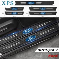 อุปกรณ์ป้องกันสติ๊กเกอร์แปะประตูรถยนต์ Xps สำหรับ Ford รถคาร์บอนไฟเบอร์สติกเกอร์แถบยาวอาณาเขต Flesta Eversest Ranger Ecosport