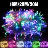 Christmas Lights 10M 20M 50M Decorative Led String Fairy Light 8 Modes Garland Lights For Wedding Party Holiday Lights 220V 110V Fairy Lights