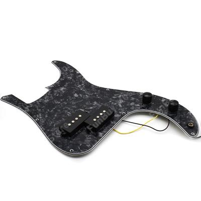 ‘【；】 Pickguard Prewired PB Bass Guitar Pickguard Pickup With Knob Pots Kit Body Project Assembly For Precision PB Bass Replacement