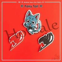 【hot sale】 ⊕♘ B15 ☸ Fairy Tail - Anime Patch ☸ 1Pc/3Pcs DIY Sew on Iron on Badges Patches