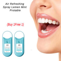 (Buy 1 Free 1)Breath Refreshing Spray Ice Mint Flavor Oral Odor Halitosis Treatment Liquid Mouth Freshener Care