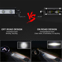 6D Lens 20 inch LED Work Light Bar Super bright 7" 13 LED Work Lamp 12V 24V Elliptical Beam Spotlight for Offroad 4x4 SUV