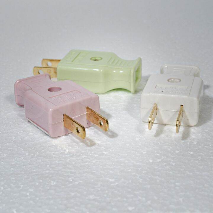 ปลั๊กเสียบ-ตัวผู้-ขาแบน-ยี่ห้อ-ตราแรด-ยกกล่อง-60-ตัว-ราคาส่ง-มี-มอก-เต้าเสียบไฟฟ้า-2-ขาแบน-ลดราคาพิเศษ