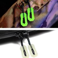 10Pcs Night Reflection Fluorescence Draw Cord 80mm Glow In The Dark Zipper Pulls Replacement Cord Jacket Coat Backpack Tent