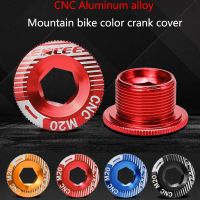 ENLEE Bike Crank Cover Crank Screw Aluminum Alloy Mountain Bike Color M18 M20 Compatible With Himano IXF M19 Bicycle Crank