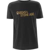 Queens Of The Stone Age Bullet Shot Logo เสื้อยืด100 ORIGINAL MERCH