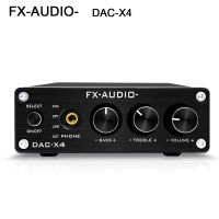 FX-AUDIO- DAC-X4หูฟังถอดรหัสเครื่องขยายเสียงตั้งโต๊ะแอมป์ MAX97220 5V1A