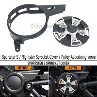 For Rh1250s Sportster S 1250 RH975 Nightster 975 2022 2021 Motorcycle Front Black Drive Pulley Engine Upper Cover Sets