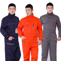 ทำงานโดยรวมเครื่องแบบผู้ชายผู้หญิงทำงาน Coveralls เชื่อมสูทซ่อมรถการประชุมเชิงปฏิบัติการช่างขนาดบวกเสื้อผ้าคลังสินค้า Workwear