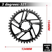 WUZEI จักรยานเสือภูเขา MTB ห่วงโซ่30/32/34/36/38/40/42T 3/6องศา Crown จักรยาน Chainwheel สำหรับ Sram 11/12S NX GX GXP Crankset