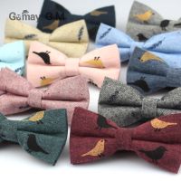 Fashion Suits Cotton Bowtie for Men Casual Print Bow Tie for Wedding Adult Neck Tie Gravatas Slim Masculina Cravats Neckwear