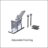 Adjustable Front Leg ติดตั้งแผงโซล่าเซลล์ สำหรับพื้นหรือหลังคา