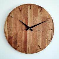 [FudFudAR] ฝุด-ฝุด-อะ นาฬิกาไม้สัก แบบที่ 12 I นาฬิกาแขวนผนัง Teak Wood Wall Clock เดินเงียบ นาฬิกาไม้ wooden wall clock มินิมอล สวยเนี๊ยบ ไม้สัก งานฝีมือคนไทย