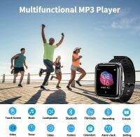 RUIZU เครื่องเล่น MP4ใน MP3 M8,หน้าจอสัมผัสเครื่องเล่นเพลงวีดีโอนาฬิกาข้อมือสวมใส่ขนาดเล็กพร้อมเครื่องบันทึกเสียงอีบุควิทยุเอ็ฟเอ็ม