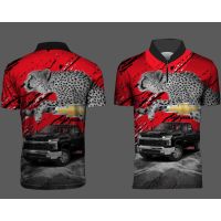 Sublimation Polo shirt, Full Print, Spandex Materials, Chevrolet 005（Contact the seller, free customization）