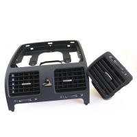 FQ Center ซ้าย Dashboard เครื่องปรับอากาศ Grille Air Outlet Vent สำหรับ VW Rabbit Golf MK5 Jetta MK5 1KD819728 1KD819703