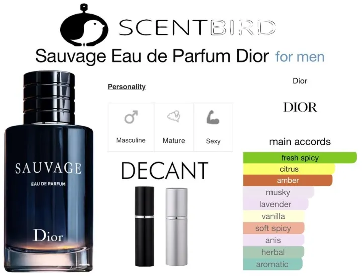 sauvage dior scentbird