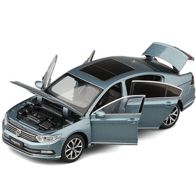 Jkm1/32 Volkswagen Magotan Alloy Car Model Car Simulation Six-Open Metal Acoustic And Lighting Toys Shock Absorber Steering