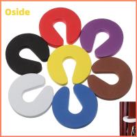 OSIDE 4PCS ห้องครัว ห้องนอน คลิปประตู โฟม ที่กั้นประตู ความปลอดภัยของเด็กทารก อารักขา ป้องกันนิ้ว