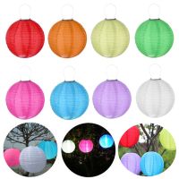 12Inch Waterproof LED Solar Lantern Lamp Chinese Lantern Outdoors Festival Wedding Party Garden Hanging Lamp Light Decor