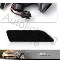 2X Led Bumper Turn Signal Lights Side Marker Light Side Repeater For Mercedes Benz CLS-Class W219 C219 2006-2011 OEM#2198200321