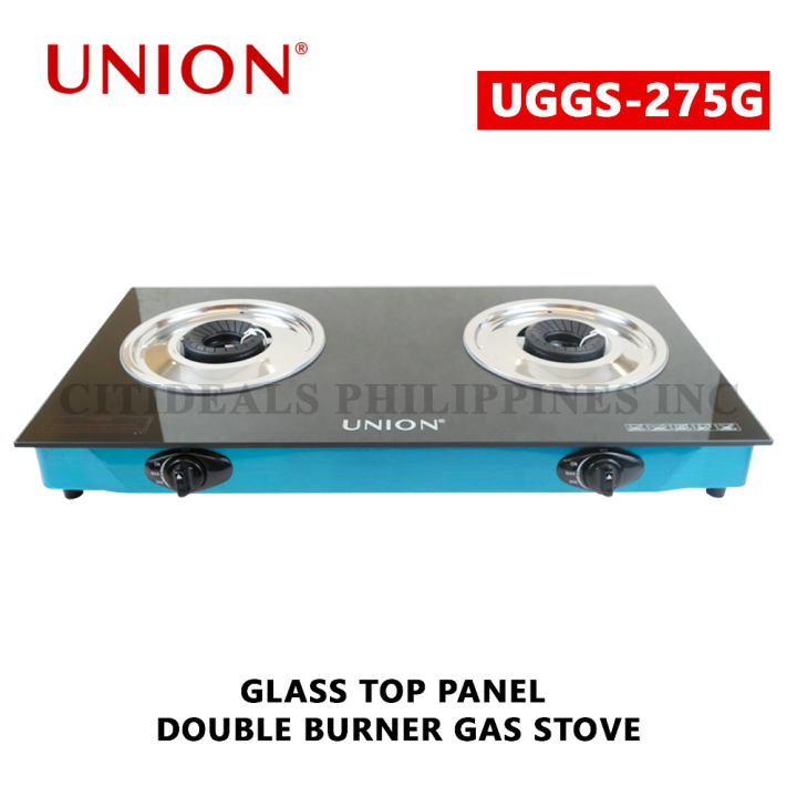 gas stove double burner Double Burner Stove Glass Top Tempered Gas