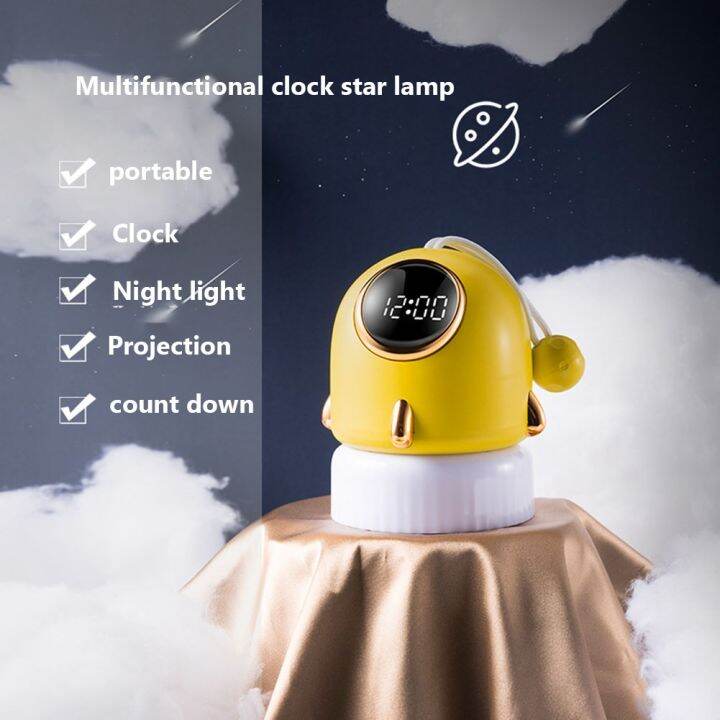 starry-sky-projector-galaxy-space-planet-astronaut-night-light-with-clock-usb-bedside-bedroom-projection-lamp-kids-birthday-gift