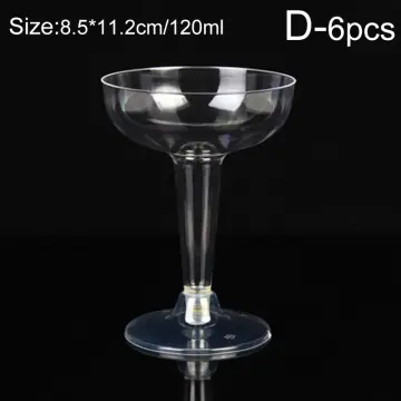 5pcs Portable Travel Wine Glass Set Creative Plastic Beer Drink Cup Champagne, Size: One Size