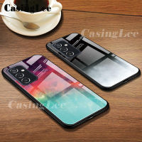 สำหรับ Samsung Galaxy A13 A23เคสกระจกเทมเปอร์เคสป้องกันโทรศัพท์คู่ลายท้องฟ้าที่เต็มไปด้วยดวงดาวฝาหลังโทรศัพท์ Hp สำหรับ Samsung A23 A13กระจก