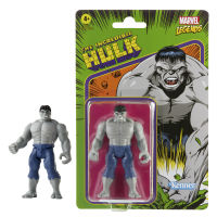 Hasbro Marvel Legends Series Grey Hulk 3.75-Inch Retro 375 Collection Action Figure ฮาสโบร มาร์เวล เลเจนด์ หุ่นโมเดลฟิกเกอร์ ฮัลค์ สีเทา ขนาด 3.75 นิ้ว ลิขสิทธิ์แท้