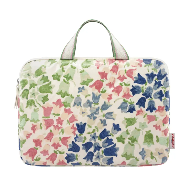 Cath Kidston Painted Bluebell 13" Laptop Sleeve with Handle Lazada.co.th
